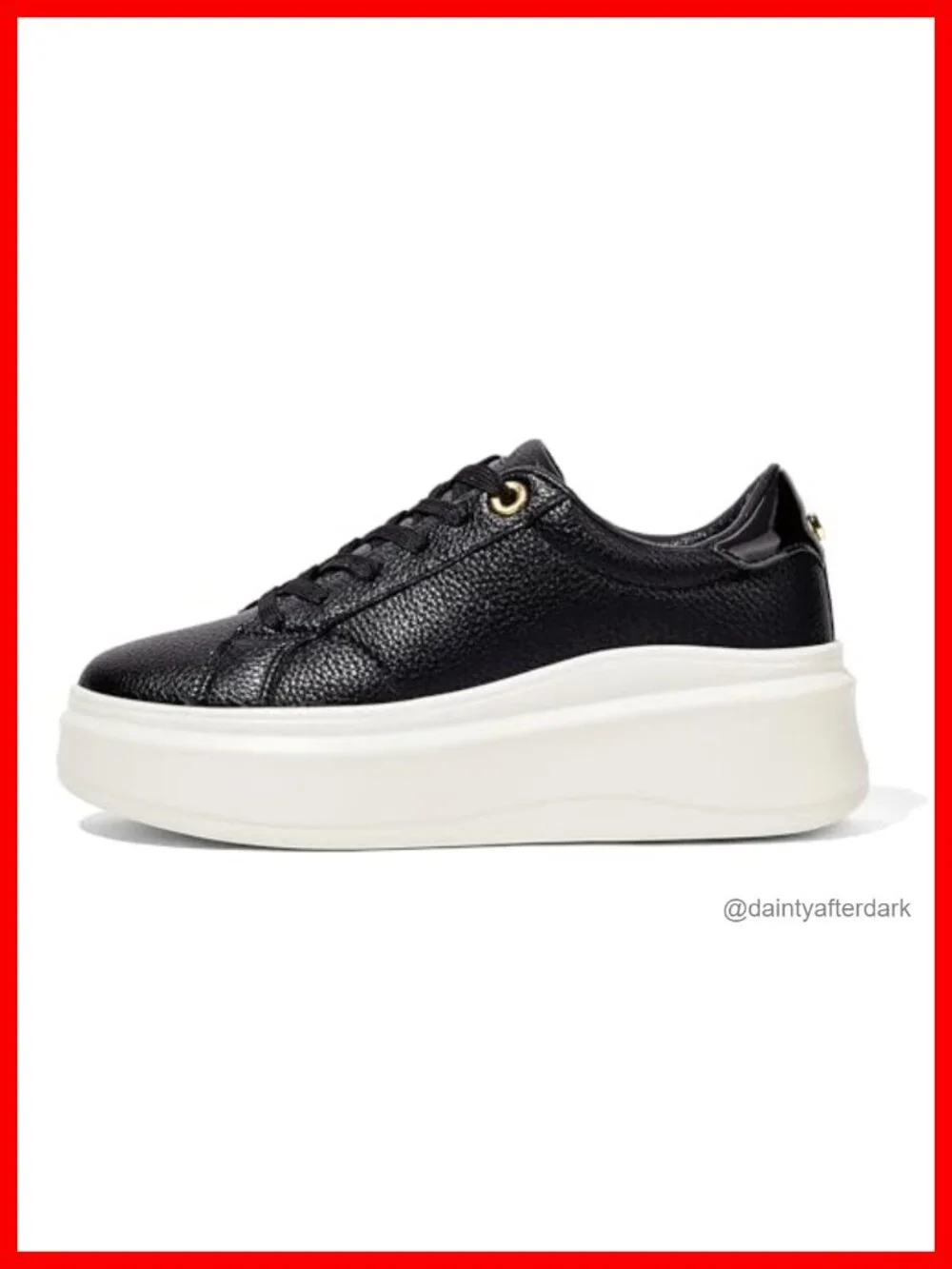 Women's Platform Fashion Sneakers Thick Sole Athletic Lace-Up Casual